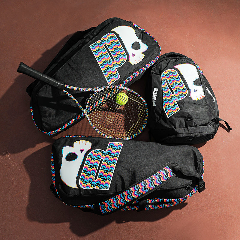 SKULLS 3PK tennis racket bag