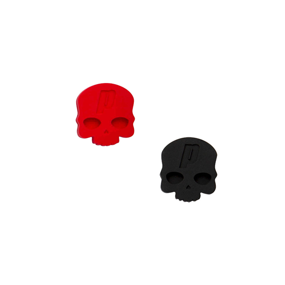 SKULLS DAMPENERS BLISTER 2pc red black