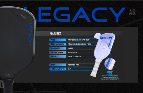 Legacy AR Pickleball Paddle 