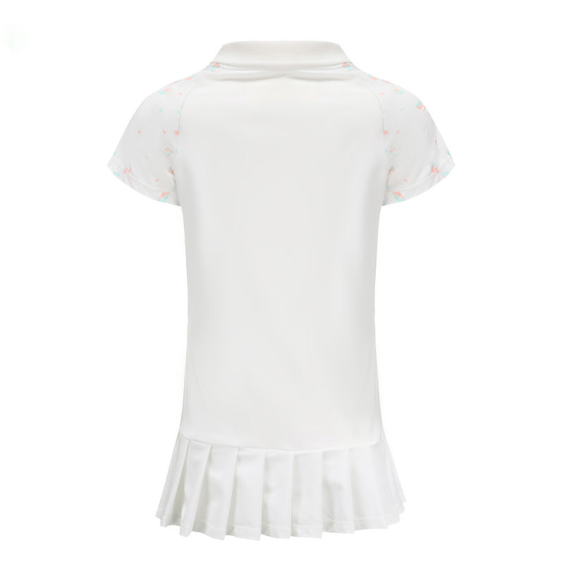 Girls' Short Sleeve Polo Skirt